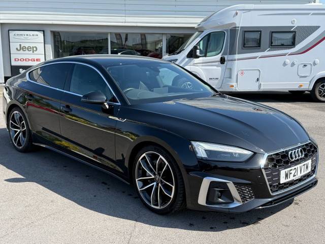 Audi A5 2.0 S Line 40 Tfsi Mhev S-A Petrol Black