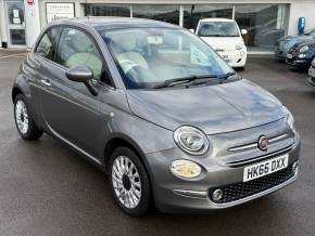FIAT 500 2016 (66) at Huttons Ltd Weston-Super-Mare