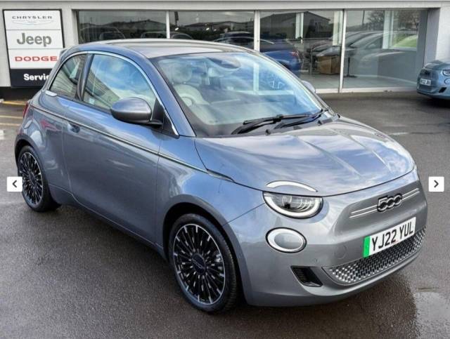 Fiat 500 La Prima Electric Grey