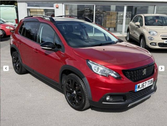 Peugeot 2008 1.2 Gt Line S/S Hatchback Petrol Red