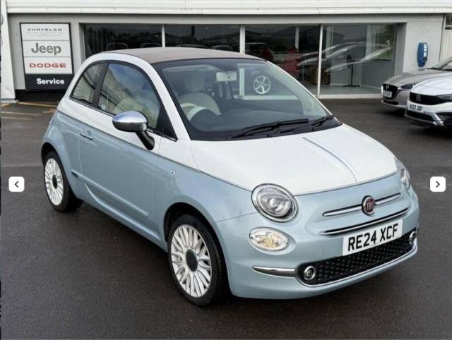 Fiat 500 1.0 Collezione 1957 Mhev Convertible Petrol Bi-Colour Blue/silver
